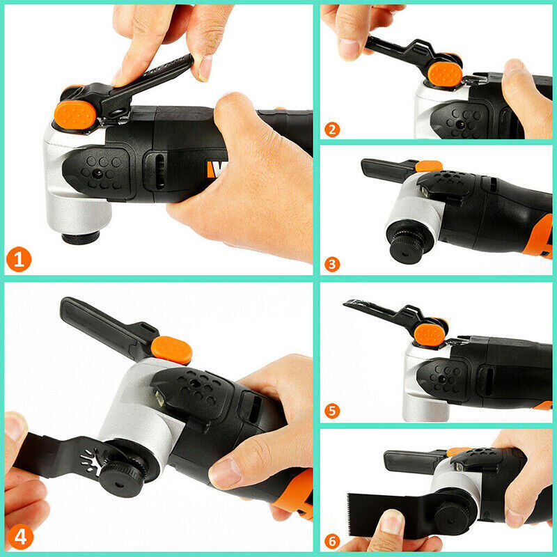 52PCS Oscillating Multi Tool Blade Saw Blades Wood Metal Cutter For  Fein