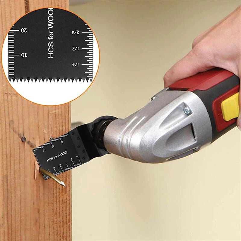 Multitool Blades,10Pcs Oscillating Saw Blades,Professional Wood Metal Multi Tool Blade Universal Quick Release